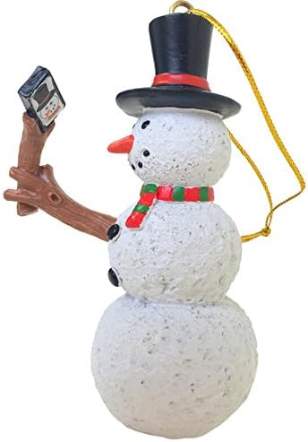Tree Buddees Selfie Stick Snowman Christmas Ornament