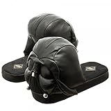 Star Wars Darth Vader Slippers 3D Plush Lounge Black Memory Foam