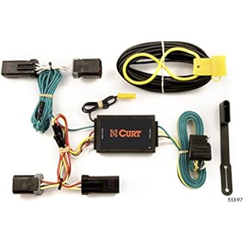 Amazon.com: CURT 55597 Vehicle-Side Custom 4-Pin Trailer ... wiring harness for chrysler aspen 