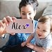 Set of 2 Custom Word or Name with Heart Vinyl Decal Sticker for for Tumbler, Cup, Water Bottle, Laptop, Car Window Accessories for Women - Personalized Gift - Custom Size and Colors, Glitter Available