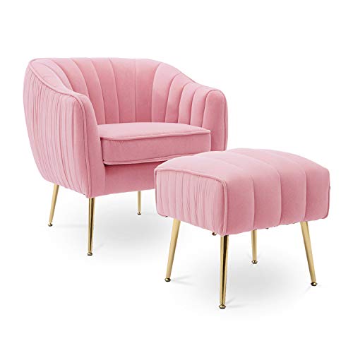 accent chair with ottoman