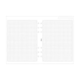 Filofax A5 Quadrille 1/5 Squares