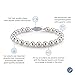 The Pearl Source White Freshwater Pearl Bracelet for Women - Cultured Pearl Bracelet with 14k Gold Plated Clasp with Genuine Cultured Pearls, 7.0-7.5mm Pearl Gifts for Anniversary