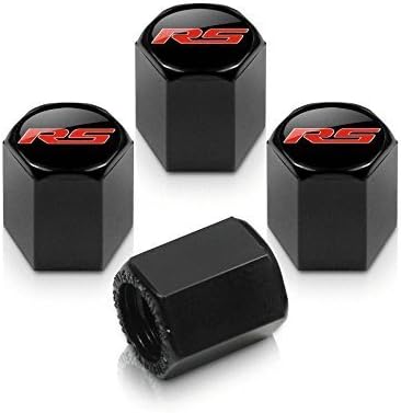 Model US Auto Car Accessories Valve Caps Cover Black Camaro RS Tire Stem Valve Caps