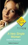 Front cover for the book A Very Single Woman by Caroline Anderson