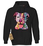 Expression Tees American Pitbull Graffiti Unisex Adult Hoodie