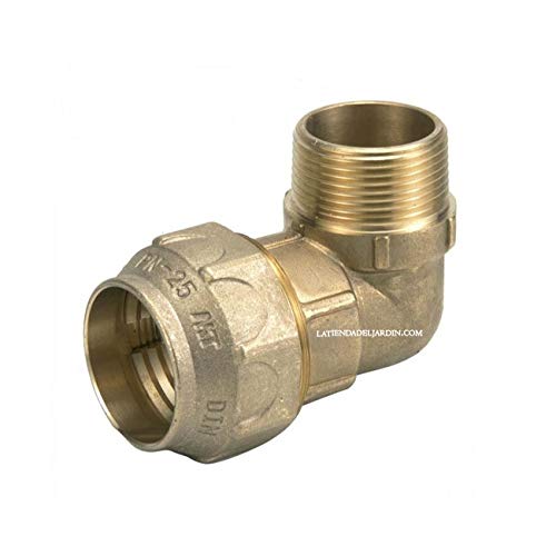Suinga Brass Male Elbow 32mm x 1" for Polyethylene Pipe 32mm x 1"