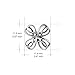 Celtic Knot Stud Earrings Sterling Silver Retro Good Luck Irish Celtic Jewelry for Women Girls