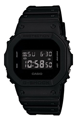 Casio Men's 'G SHOCK' Quartz Resin Casual Watch, Color:Black (Model: DW-5600BB-1CR)