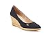 VISCATA Roses 2.75-inch Elegant Style, Soft Canvas, Slip-On Wedge Pump, Espadrilles Heel Made in Spain
