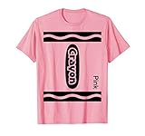 Halloween Pink Crayon Costume Funny T-Shirt