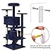 Yaheetech 54in Cat Tree Tower Condo Furniture Scratch Post for Kittens Pet House Play