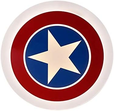LED Ceiling Light, Nursery Ceiling lamp, Modern Acrylic Lamp, Captain America Decor Lamp, Living Room/Bedroom/Dining Room/Study/Boy/Girl Lamp Warm White Light,Ø62cm [Energy Class A]