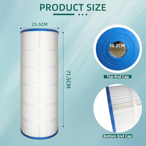 Pool Filter Cartridge for C200S/C-9442/PA200S/CX200XRE/CS200E; for SwimClear C200S; for Star Clear Plus C1900; for Star-Clear Plus C2002-Fits Standard 200 sq.ft Filtration System