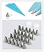 Thsinde Cake Decoration Tips with 2 Reusable Silicone Icing Bag, 2 Coupler (28-Pieces)