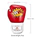SKL Kids Boxing Gloves 4oz Training Gloves for Children Cartoon Sparring Boxing Gloves Training Mitts Junior Punch PU Leather Age 5-12 Years(Red)