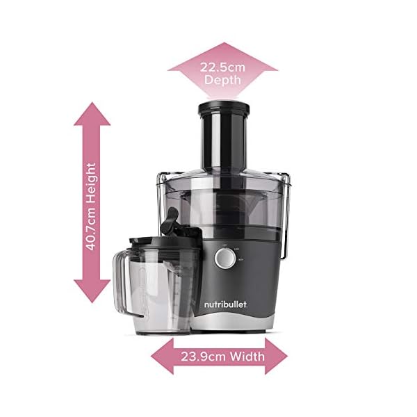 Nutribullet 01515 Centrifugal Juicer, 800 W, Graphite