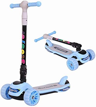 COOLBABY Folding Kick Scooter Flash Wheel Children 3-12 Years Indoor ...