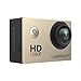 lightdow LD4000 Sports Action Camera HD Waterproof DV Camcorder (Gold)