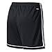 adidas Women's Squadra 17 AEROREADY Climalite Regular Fit Quarter Length Soccer Shorts, Black/White, Large