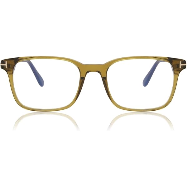 Eyeglasses Tom Ford FT 5831 -B 096 Shiny Transparent Olive,