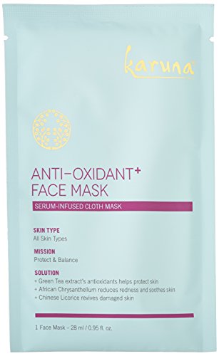 Karuna Anti-Oxidant + Face Mask, Pack of 4, 3.80 fl. oz.