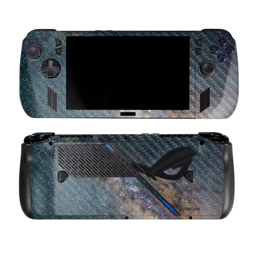 Carbon Fiber Skin Compatible with Asus ROG Ally X - Galactic Landscape - Premiu…