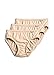 Jockey Women's Underwear Elance Bikini - 3 Pack, Sand, 7