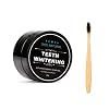 Teeth Whitening Charcoal Powder, Natural Activated Charcoal Teeth Whitener Powder with Bamboo Brush Oral Care Set (1.05…