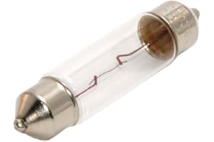 Bulbrite 715603 - 3 Watt Xenon Festoon Light Bulb, 12 Volt, T3-1/4, Clear