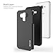 Galaxy J7 Case, RANZ Black Hard Impact Dual Layer Shockproof Bumper Case For Samsung Galaxy J7/ SM-J700/ J7 Duos (2015 Released)