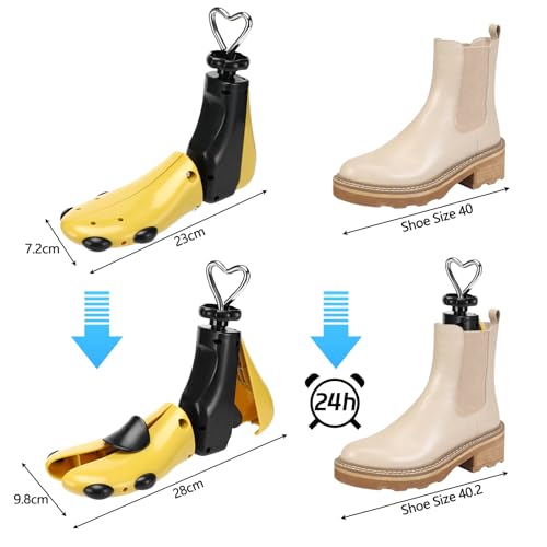 Luziyun Shoe Stretcher for Men Women Shoe Stretcher Plastic Fair Length And Width Suitable For Sizes For Various Types Of Footwear