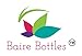 Baire Bottles - 4 oz CLEAR PLASTIC REFILLABLE BOTTLES with BLACK HAND-PRESS FLIP DISC CAPS - For TRAVEL OR GIFTING Soap, Shampoo or Lotion - PET, BPA Free, Lightweight, 6 Pack, BONUS 6 DAMASK LABELS