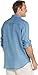 Coolibar UPF 50+ Men's Carson Chambray Shirt - Sun Protective (Large- Light Blue Chambray)