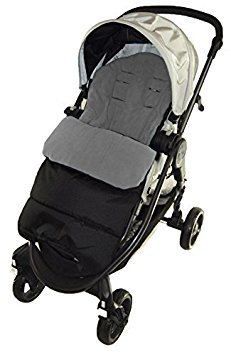 Footmuff/Cosy Toes Compatible with Joie Chrome Pushchair Dolphin Grey