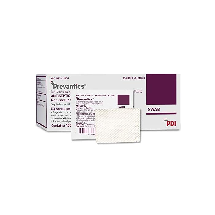 PDI-Prevantics Skin Preparation Pads (Box of 100) Model B10800