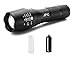 JPC 1200 lumens Cree XM-L2 led Small Flashlight Torch Waterproof, Bright High Lumen Tactical Flashlight Rechargeable with Tactical Strobe, Emergency AAA Strobe Flashlight Military Grade with 5 Modes