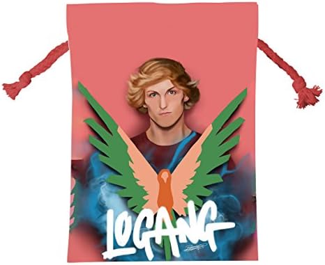 Logan-Paul Personalized Christmas Bag Drawstring Santa Claus Sack For Holiday Presents