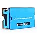 QPAU Google Cardboard 3D Virtual Reality Glasses DIY Kit Compatible with Android & Apple 45mm Lenses HD Visual Experience Includes QR Codes - Blue