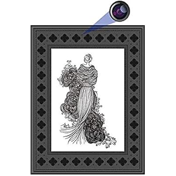 Hidden Camera WiFi Photo Frame HD Home Security Spy Camera Night Vision and Motion Detection Wireless IP Nanny Cam with One Year Battery Standby Time and Instant Alerts to Smartphone (Video Only)