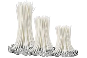 100 PCS Candle Wicks Candle Making Tools Pure Cotton Core Smokeless Candles Wick DIY Accessories Lamp Wax Line for Party Supp