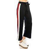 LA12ST Women's Side Tape Pant Stretch Skinny Self Tie Casual Leggings