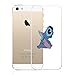 iPhone SE Case, iPhone 5 5s Case,DOMIRE Soft Silicone Funny Cartoon Character TPU Clear Cases Anti-Slip Thicken Good Grip Protective Case for iPhone SE 5 5S