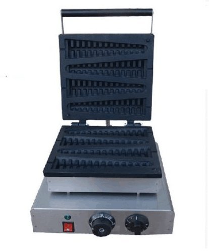 Click Here to See More Images Commercial Electric Lolly Waffle Maker Machine Baker Iron