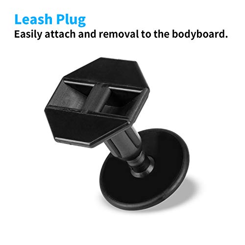 image for WOOWAVE Bodyboard Leash Wrist Coiled Bodyboarding Leash Premium Body B