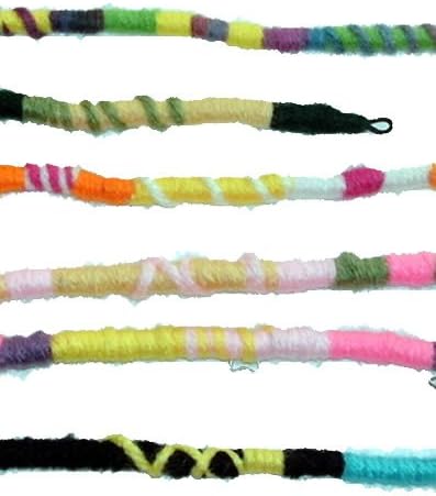 Yellow Color Scheme Hippie Hair Extension, Qty: 1 Dreadlocks Accessory, Dread Wrap, Hair Fall, Hair Wrap, Colorful Accessories for Dreads, Braids, Curls
