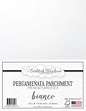 Parchment Paper - PERGAMENATA Bianco (White) Cardstock 8.5