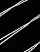 Mudder 5 Sizes 925 Silver Plated Snake Chain Necklace, 10 Pieces