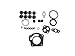 2000-2004 Ford Focus SE Sedan/Wagon, LX Sedan/Wagon 2.0L I4 SOHC VIN Number P Multi-layered Steel (MLS) Head Gasket Set