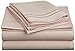 Clara Clark ® Supreme 1500 Collection 4pc Bed Sheet Set - Queen Size, Beige Cream